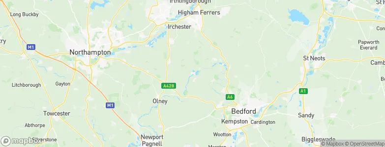 Harrold, United Kingdom Map