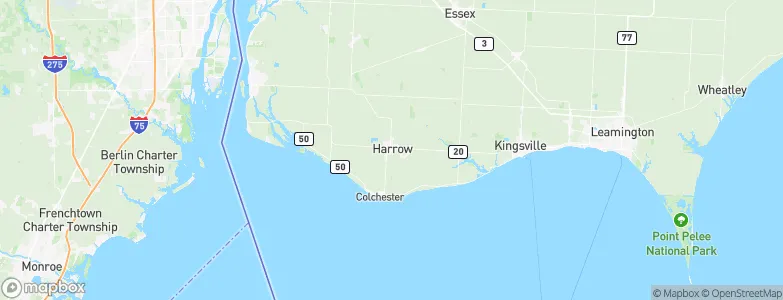 Harrow, Canada Map