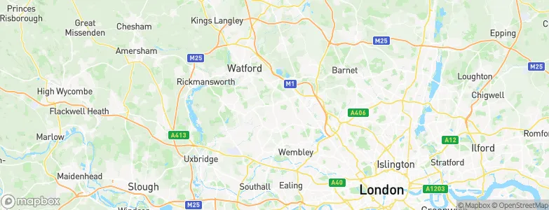 Harrow Weald, United Kingdom Map