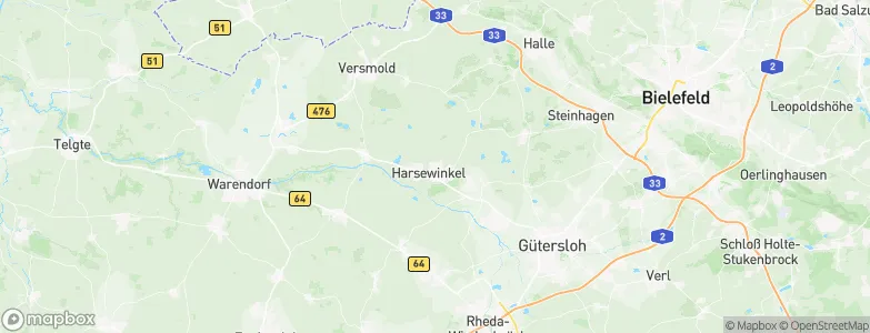 Harsewinkel, Germany Map