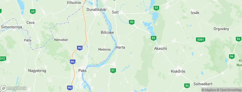 Harta, Hungary Map