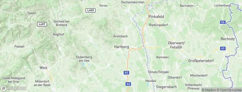 Hartberg, Austria Map