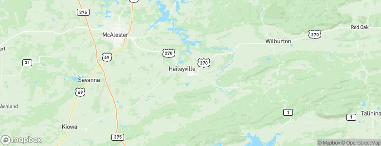 Hartshorne, United States Map