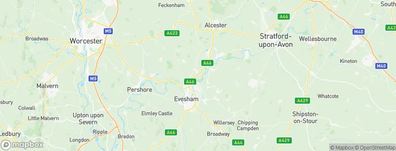 Harvington, United Kingdom Map