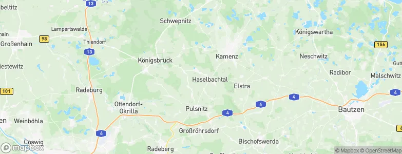 Haselbachtal, Germany Map