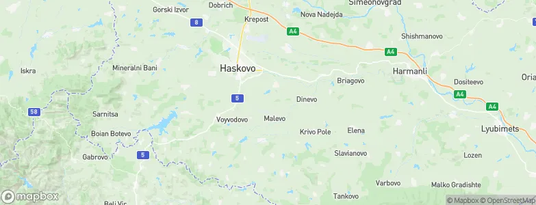 Haskovo, Bulgaria Map