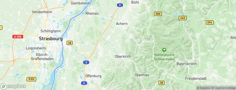 Haslach, Germany Map