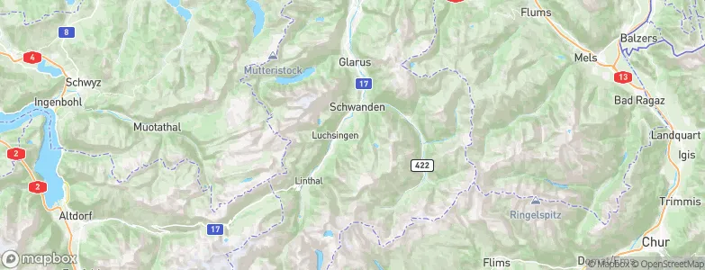Haslen, Switzerland Map