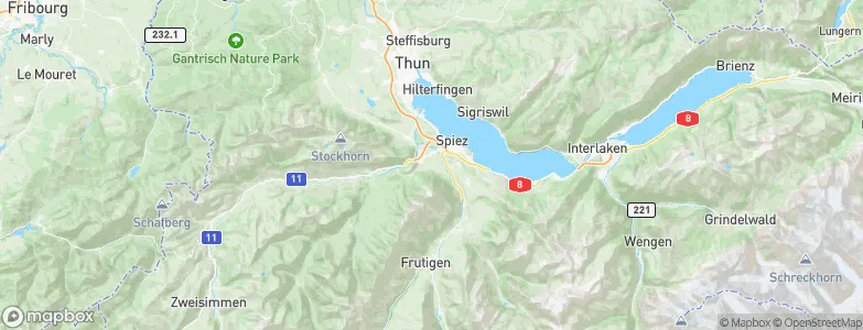 Hasli, Switzerland Map