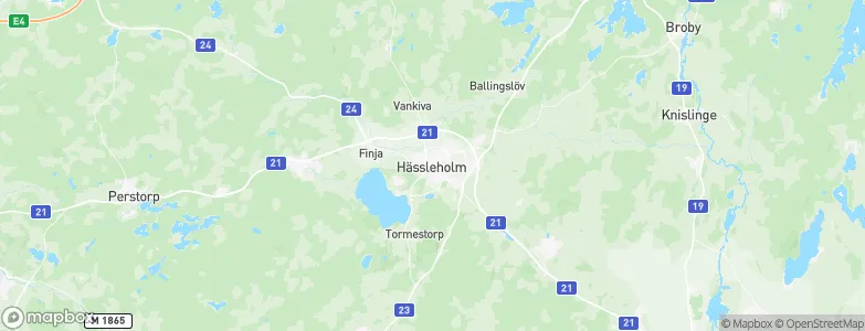 Hässleholm, Sweden Map