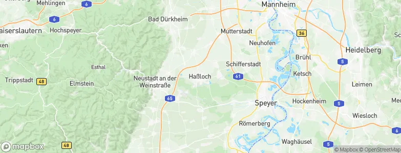 Haßloch, Germany Map