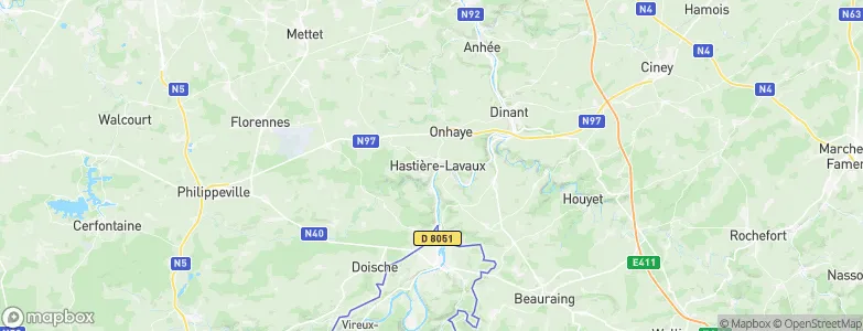 Hastière, Belgium Map