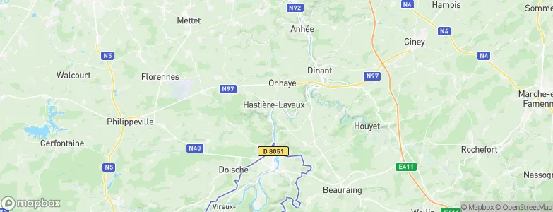 Hastière-par-delà, Belgium Map