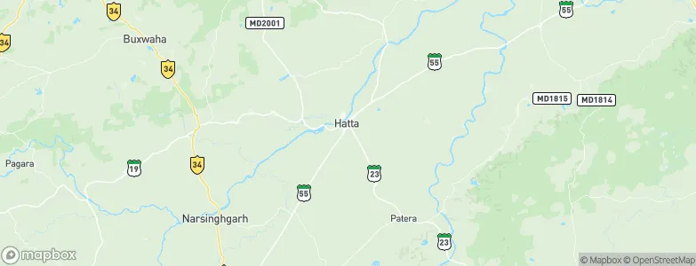 Hatta, India Map