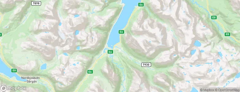 Hatteng, Norway Map