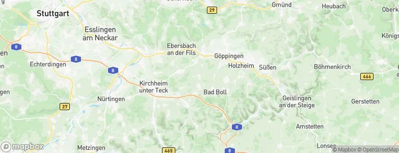 Hattenhofen, Germany Map