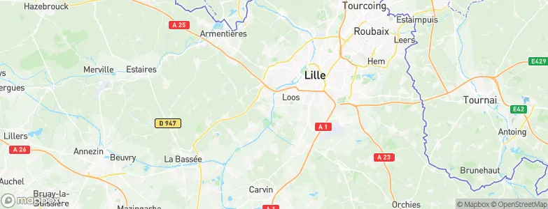 Haubourdin, France Map