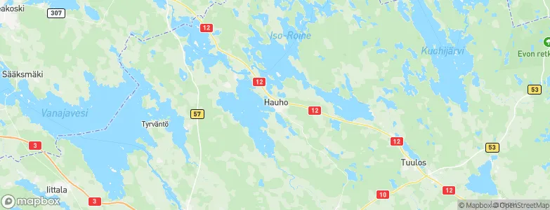 Hauho, Finland Map