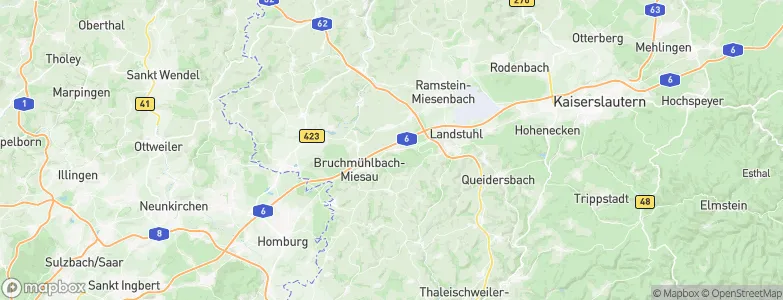 Hauptstuhl, Germany Map