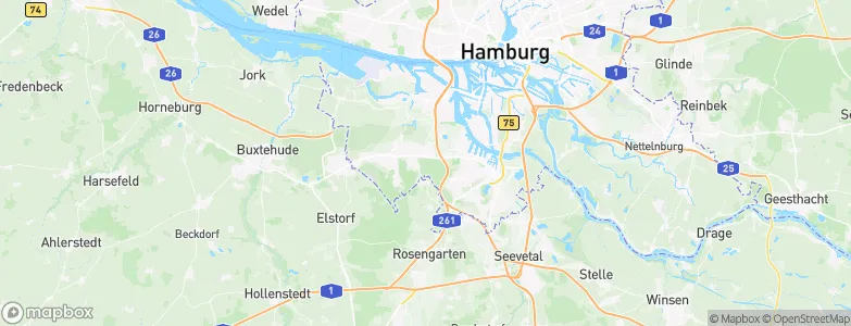 Hausbruch, Germany Map