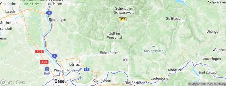 Hausen, Germany Map