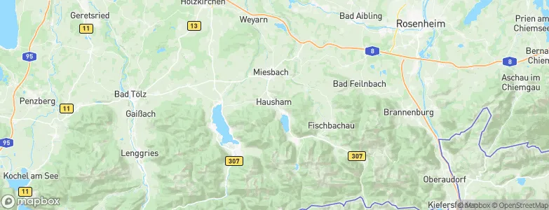 Hausham, Germany Map