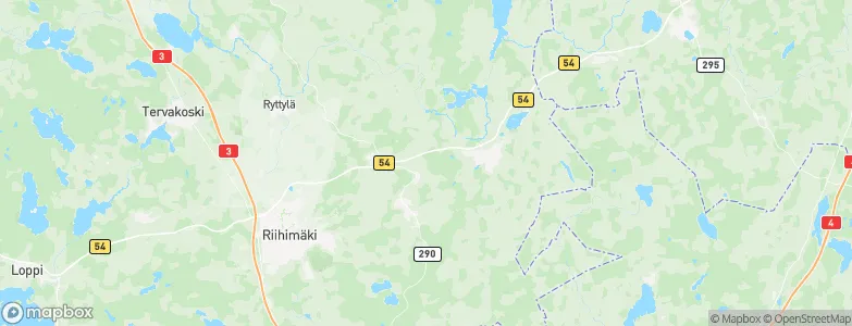 Hausjärvi, Finland Map