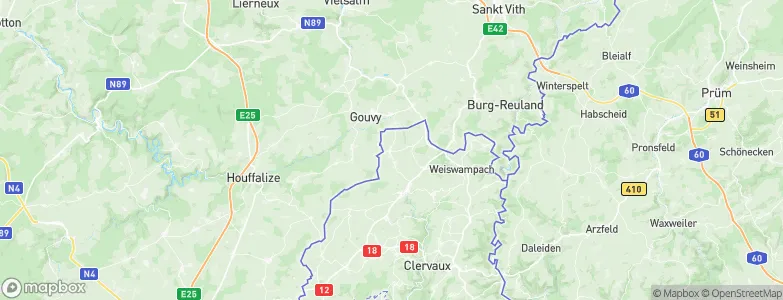 Hautbellain, Luxembourg Map