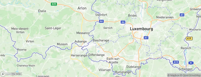Hautcharage, Luxembourg Map