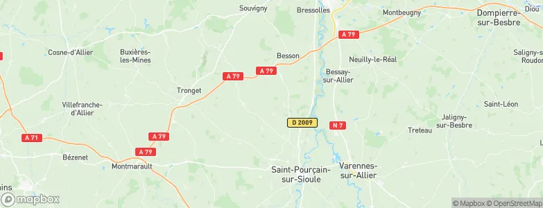 Haute Brenne, France Map