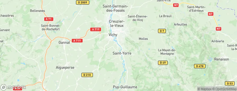 Hauterive, France Map