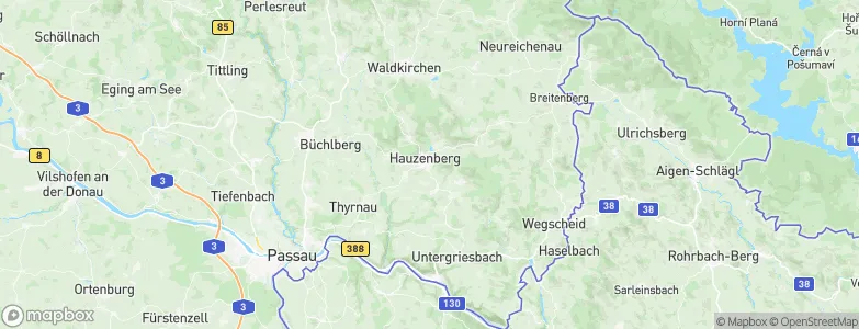 Hauzenberg, Germany Map