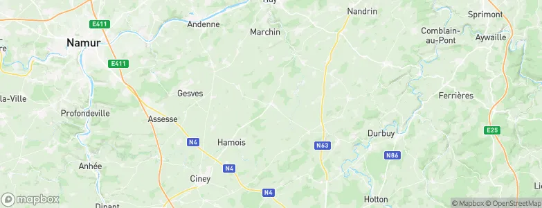 Havelange, Belgium Map
