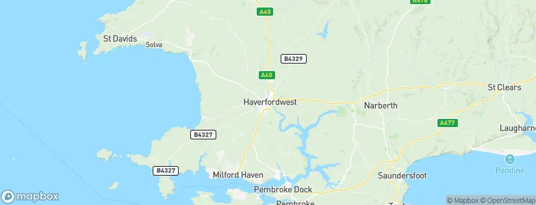 Haverfordwest, United Kingdom Map