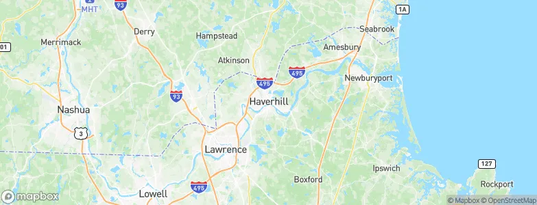 Haverhill, United States Map
