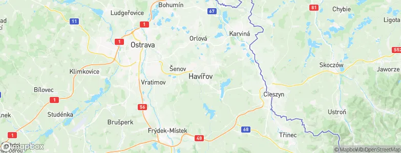 Havířov, Czechia Map