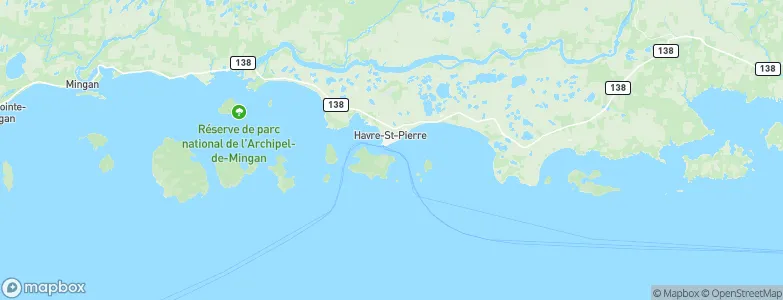 Havre-St-Pierre, Canada Map