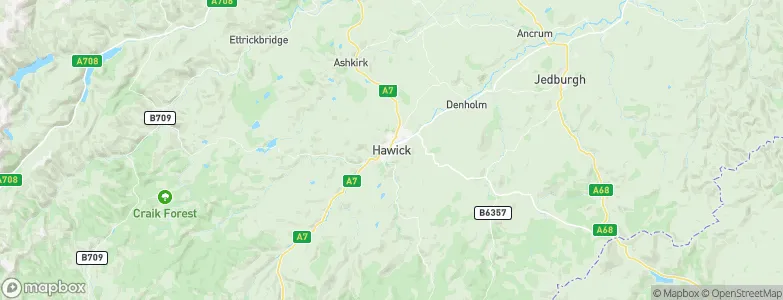 Hawick, United Kingdom Map