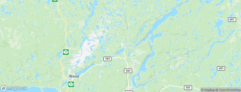 Hawk Junction, Canada Map