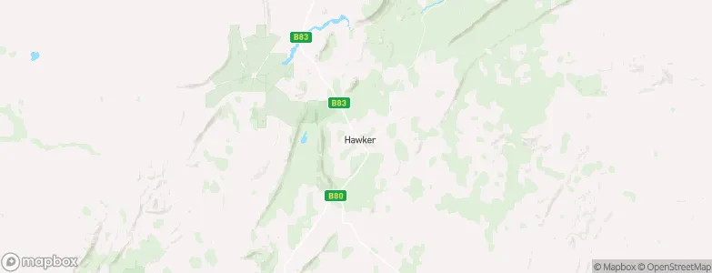 Hawker, Australia Map
