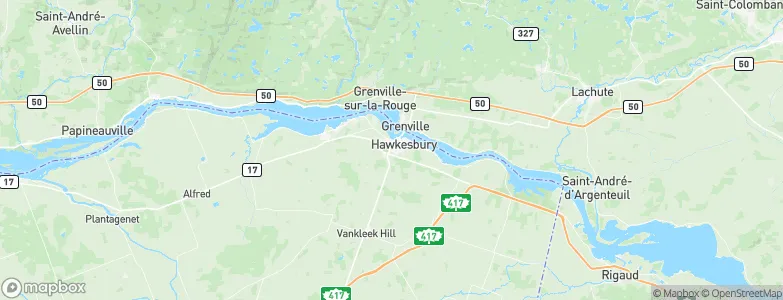 Hawkesbury, Canada Map