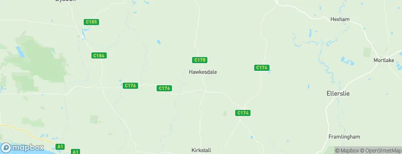 Hawkesdale, Australia Map