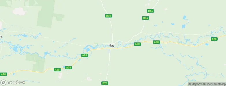 Hay, Australia Map