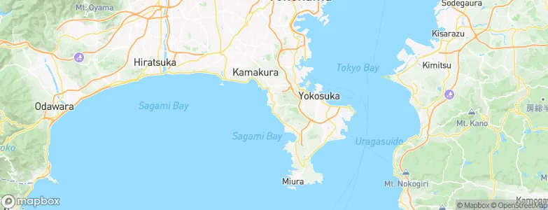Hayama, Japan Map