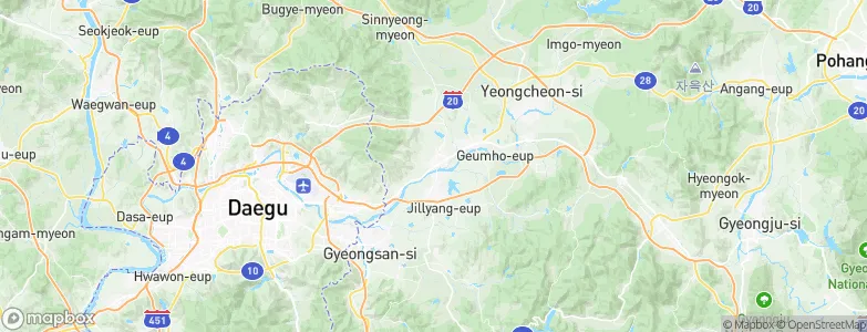 Hayang, South Korea Map