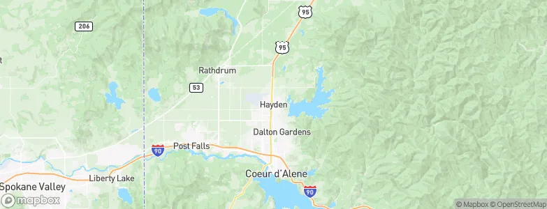 Hayden, United States Map