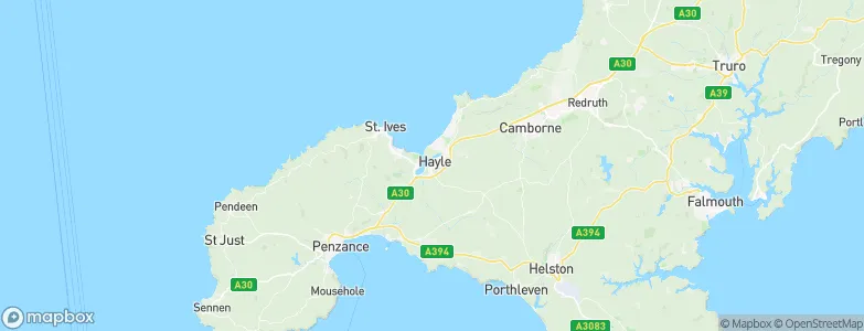 Hayle, United Kingdom Map