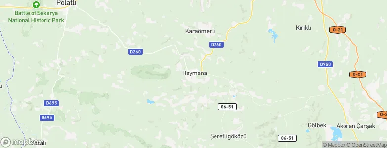 Haymana, Turkey Map