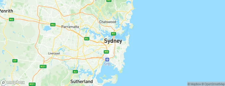 Haymarket, Australia Map