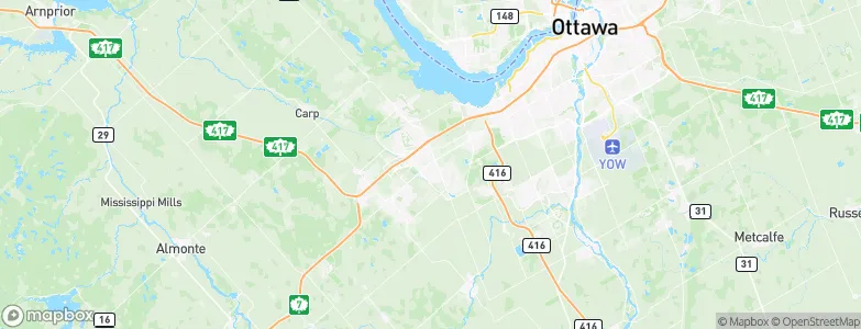 Hazeldean, Canada Map